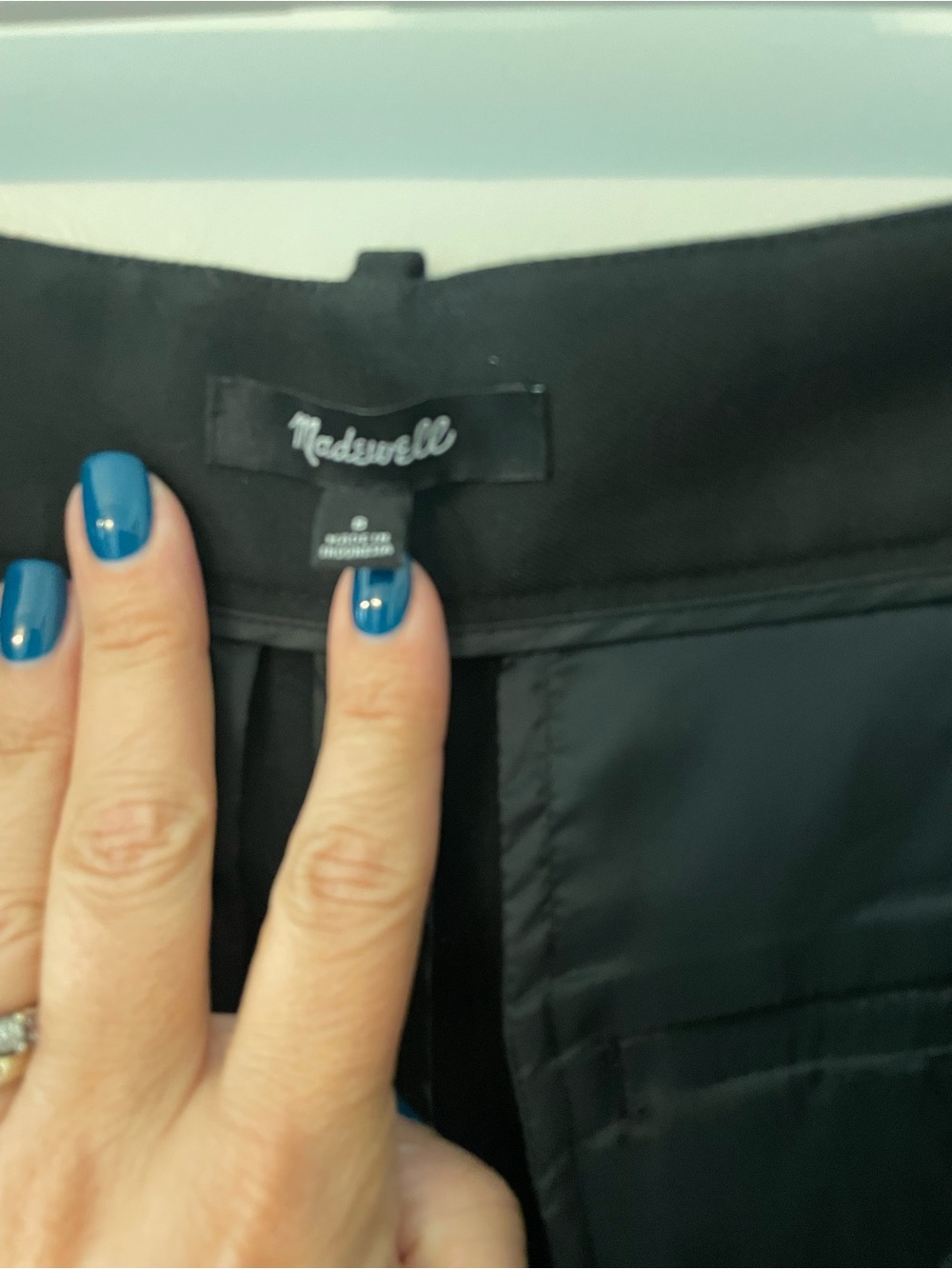 Madewell Black Superwide-Leg Trousers - Picture 3 of 9